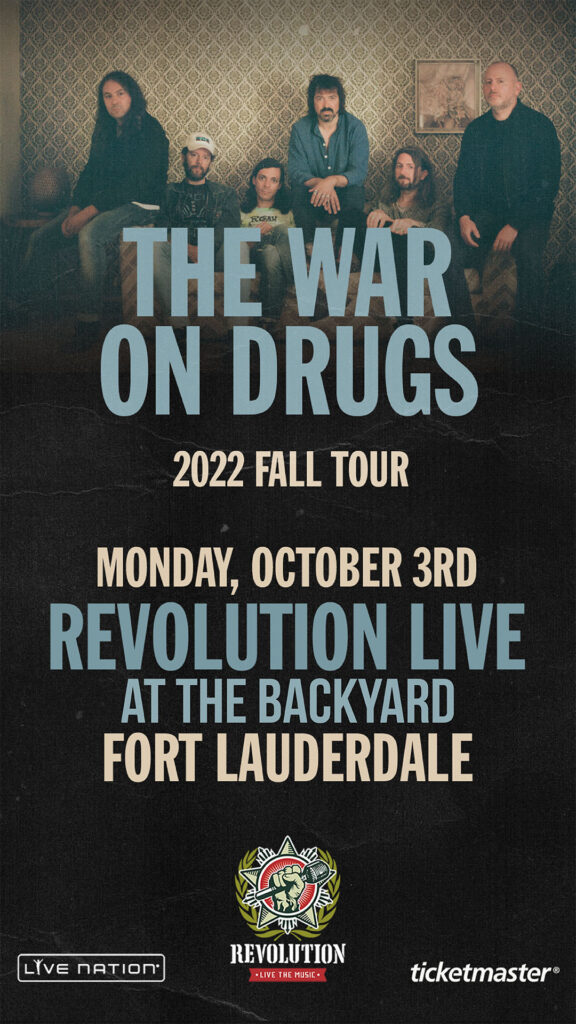 The War On Drugs Fort Lauderdale 2022 Tickets IG Story