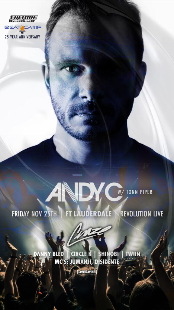 ANDY C Tickets Fort Lauderdale 2022 Story
