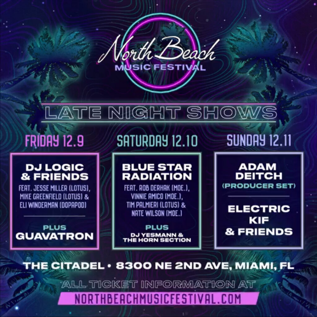 North Beach Miami Music Festival Tickets 2022 Late Night Shows