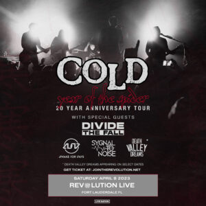 COLD band Tickets Fort Lauderdale 2023