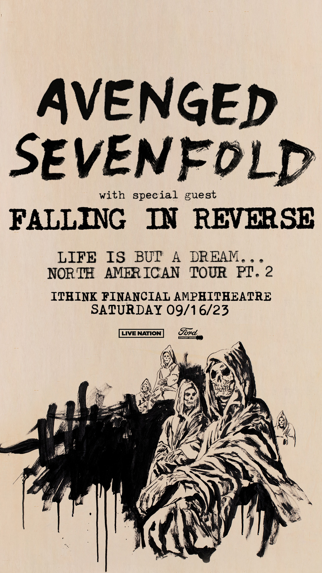 PRESALE CODE — Avenged Sevenfold at iThink Amp in West Palm Beach (Sep