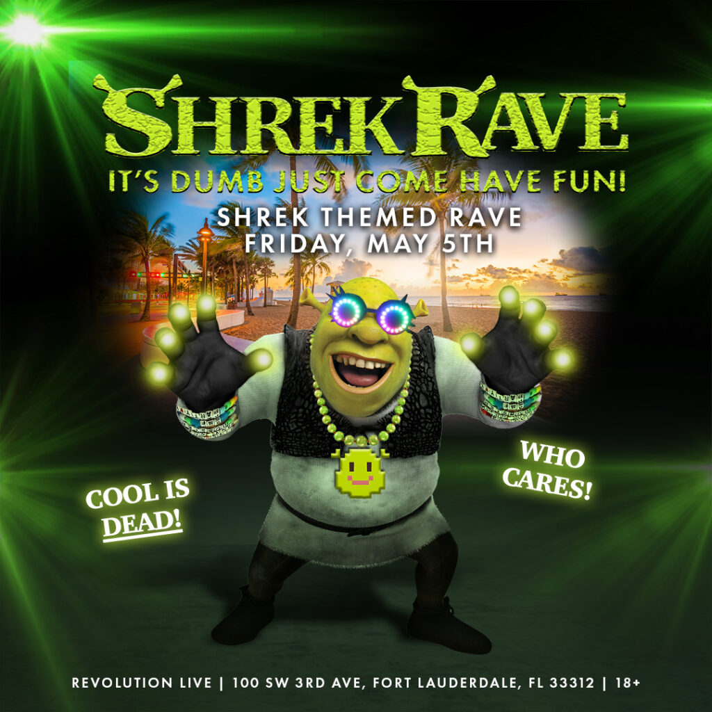 Shrek Rave Fort Lauderdale 2023