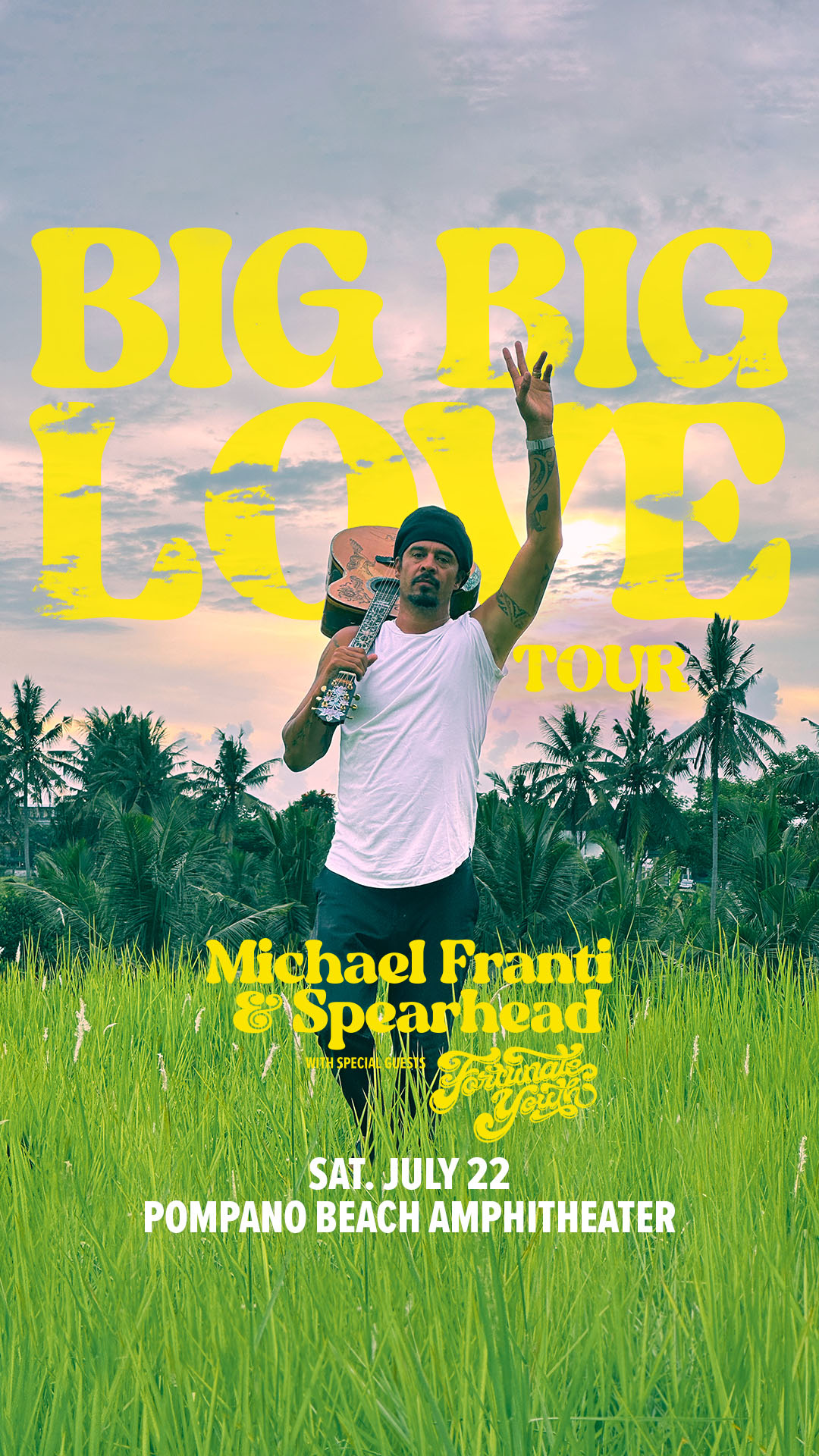 Michael Franti Pompano Beach Tickets 2023 - IG Story