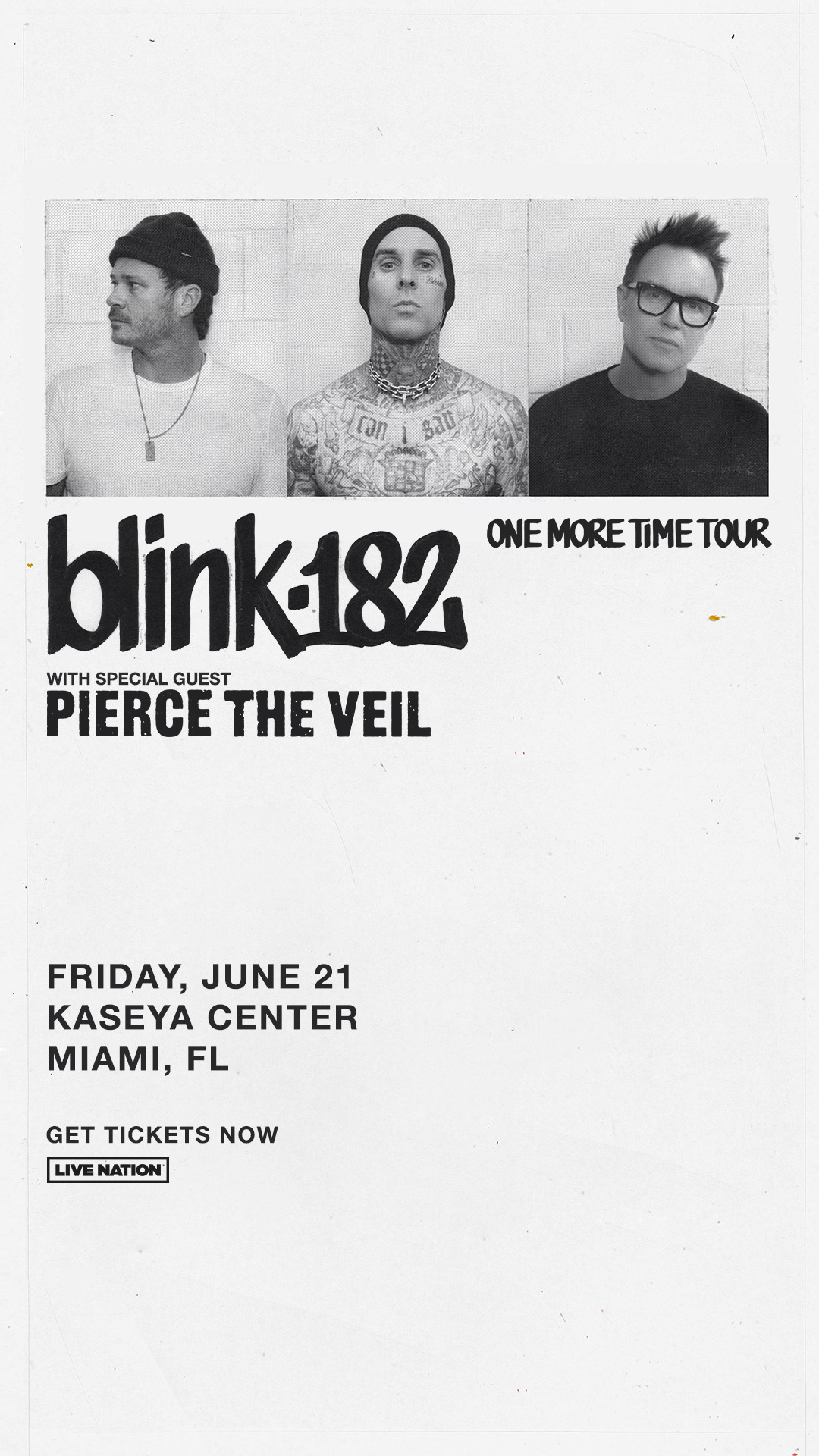 Blink-182 Miami Tickets 2024 Story