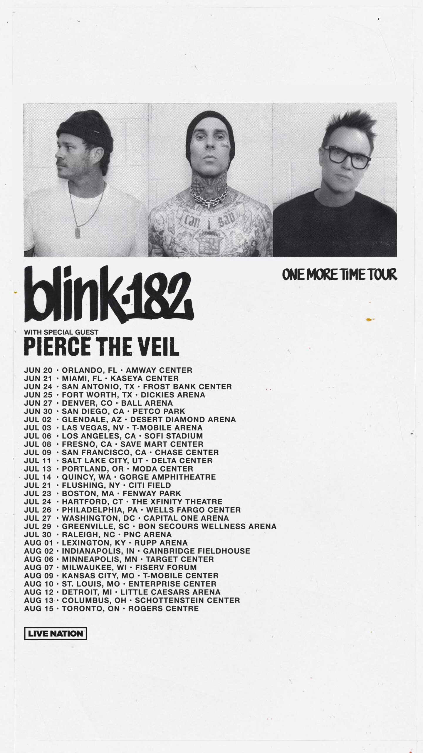 Blink-182 Presale Code 2024 Tour