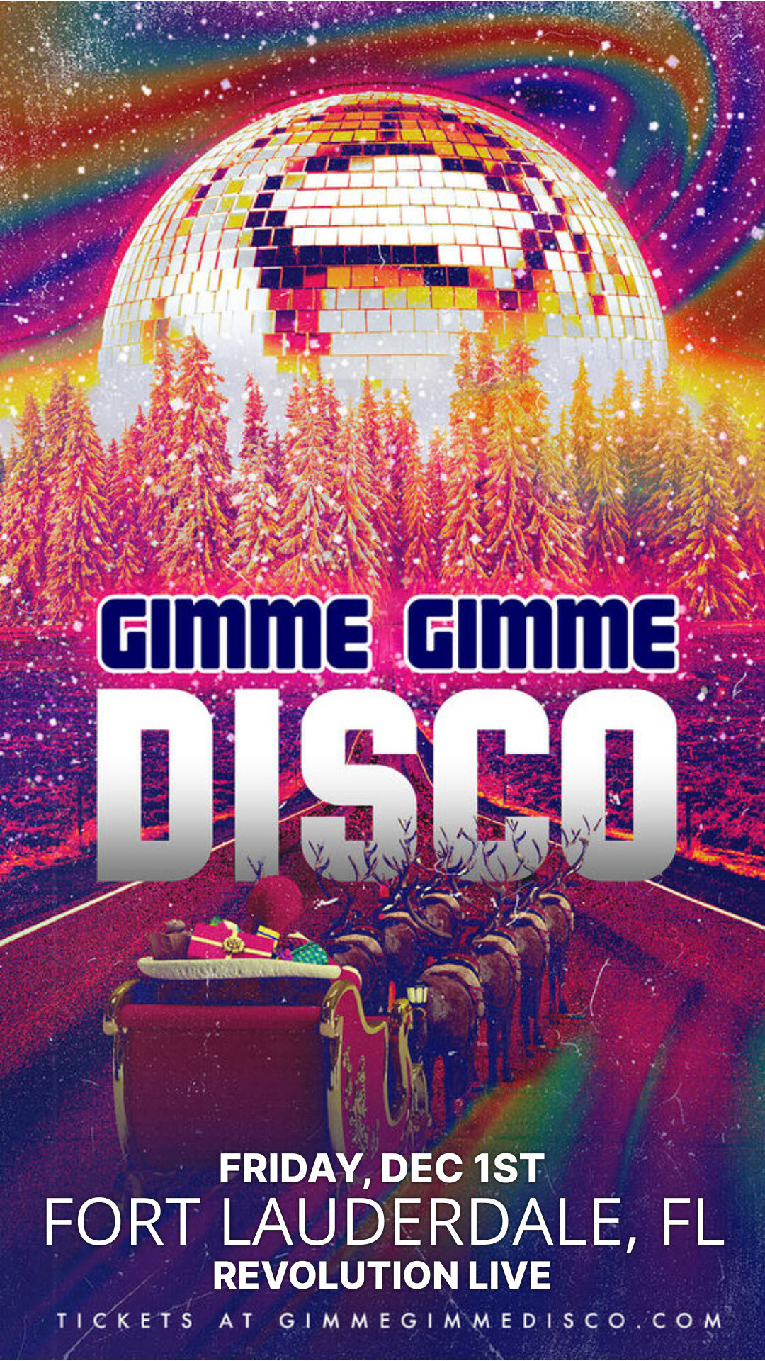 Gimme Gimme Disco - ABBA Dance Party Fort Lauderdale 2023 Story