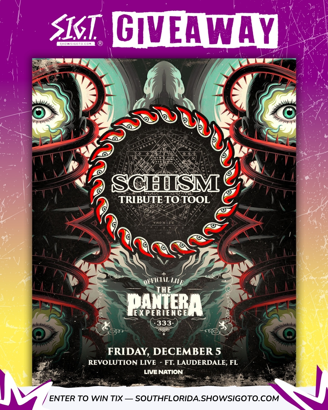 TOOL Tribute Fort Myers Giveaway 2025